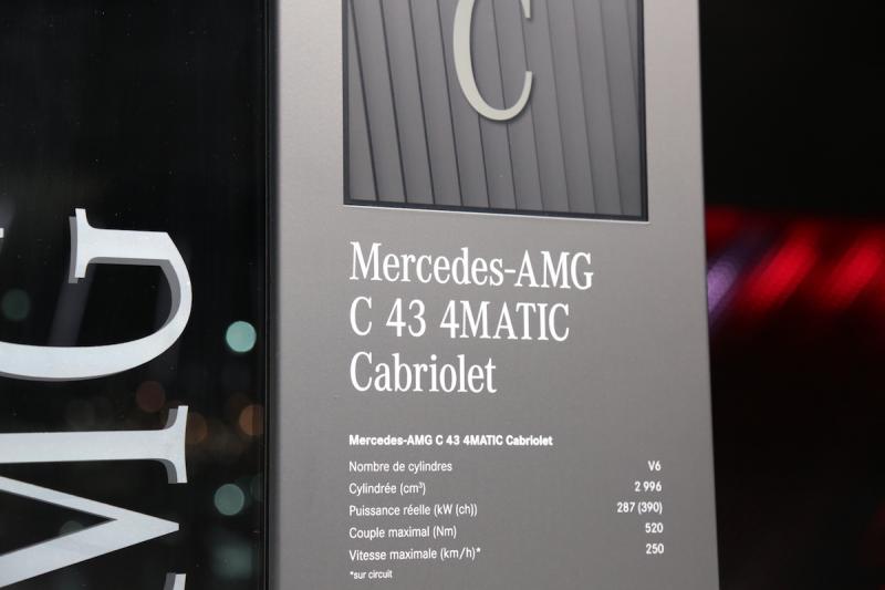  Mercedes C43 4Matic Coupe | nos photos depuis le Mondial de l'Auto 2018
